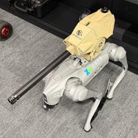 Xiaoyu Intelligent Flamethrower for Robot Dog Obstacle Clearing Device with PTZ Gimbal for Rescue Power Inspection