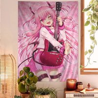 3X5Ft Angel Beats cute Tachibana Kanade Hanging Bohemian Tapestry Hanging Tarot Hippie Wall Rugs Dorm Japanese Tapestry Wall Art