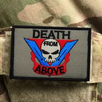 Death from Above Starship Troopers Tactical Patch Hook&Loop Patch Military Mobile Infantry Airsoft Morale Badge Backpack Sticker