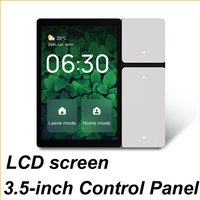 Tuya zigbee WiFi 3.5-inch control panel wall touch switches automation LCD screen 3 Relays 3 Physical Buttons Bluetooth IR remot