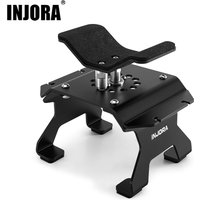 INJORA Aluminum RC Car Stand with Shock Holder for 1/30 1/32 RC Car SCX30 Ascent-32 Losi Micro-B Micro-T