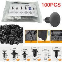 Universal Car Retainer Clips 6 Size Plastic Fasteners Kit Auto Trim Panel Clip Mixed Car Body Bumper Rivet Replacement Push Pin