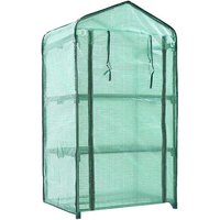 Mini Greenhouse Cover Outdoor Grow Tent Fiberglass Gridding Cloth Garden Warm Room 2/3/4Floors Growhouse Does not include rack