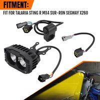 For Talaria Sting R MX4 Sur Ron Segway X260 Dirtbike Headlight Kit PC Lens Motorcycle Light Bar Led Headlamp