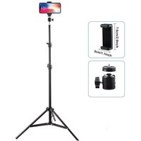 360° Rotatable Selfie Stick Tripod, Universal Portable Tripod with Mobile Phone Fixing Clip for Live Streaming Phone Camera Vlog