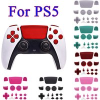 1Set Replacement Buttons Set D-Pad L1 R1 L2 R2 Trigger Button Key Accent Ring For PS5 V1.0 BDM-010 Controller
