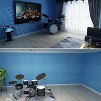 1 meter 2cm/3cm Thickness Acoustic Foam Sound Insulation Panels for KTV Bar Soundproofing Studio Wedges Sound Proof Wall Panels