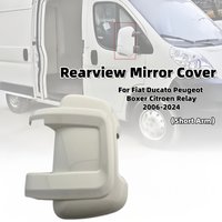 Car Wing Mirror Cover Protector Short Arm White For Fiat Ducato Peugeot Boxer Citroen Relay Rearview Mirror Protective Cover