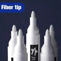 1/2PCS White Marker Pen Oily Waterproof Tire Painting Graffiti Rubber Engine Screw Graffiti Marker Notebook Drawing Supplies