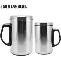 350/500ml Stainless Steel Travel Mug Thermal Water Bottle Insulated Coffee Beer Water Tea Cup Home Drinkware Tool