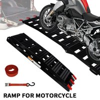 Universal Motorcycle Scooter Ramp Portable Ladder Aluminum Alloy Durable Black For ATV UTV Motorbike KTM HONDA