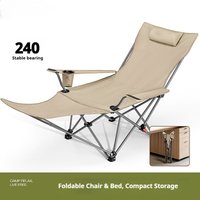 Foldable Moon Chair Thickened Oxford Fabric High Back Portable Camping Chair Outdoor Fishing Picnic Balcony Lazy Lounge Chair