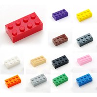 100PCS 3001 2x4 bricks; bulk collection of toy bricks for MOC technical building sets compatible with MOC gifts