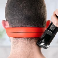 Schablone für Nackenhaare – Leitfaden zum Formen und Trimmen des Ausschnitts für saubere und gleichmäßige Schnitten. Friseurgebrauch von DIY-Haarschni