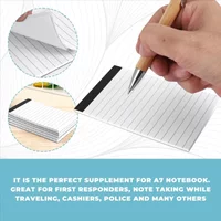 A7 Handwriting Line Notebook Mini Pocket Notebook Refill A7 Memo Book Refill with 30 Sheets Lined Office Supplies