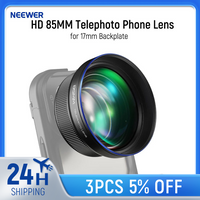 NEEWER HD 85MM Telephoto Phone Lens for 17mm Backplate 2.5X Magnification For SmallRig NEEWER iPhone Samsung Phone Cage Case
