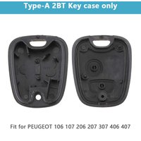 2 Buttons Car Remote Key Shell Case with 307/206 Blade fit for Citroen C1/C2/C3/C4/ XSARA Picasso/Peugeot 307/207/407/306/406