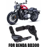 Motorcycle Accessories Pedal Assembly Left And Right Pedals Front And Rear Footrests Bracket Pedals For Benda Bd300 300Bd