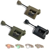 MPLS CHARGE Jagdhelm-Taschenlampe, 3 Modi, LED, taktischer Helm, Stirnlampe, energiesparende Outdoor-Stirnlampe