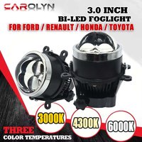 carolyn 3Inch Bi-led Fog Lights Hb3 H8 9005 Led Projector Laser Lens Fog Lamp Bi Lens H11 Led Headlight Bulb Universal