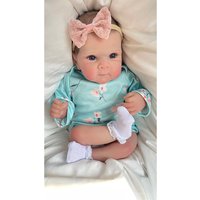 17inch 43CM Already Finished Doll Reborn Bettie Soft Body Lifelike Reborn Baby Dolls Same as Pictures 3D Skin with Visible Veins