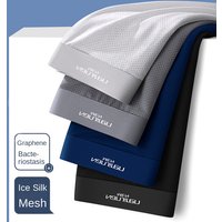 Männer Boxer männer Unterwäsche 3A Antibakterielle Unterhose Eis Seide Männer Boxer Shorts Atmungsaktive Elastische Männliche Höschen Plus Größe L-6XL
