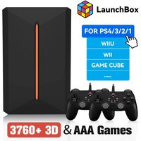 3760+ 3D/AAA Games for PS4/PS3/PS2/Switch/WII/WIIU/N64/DC Etc Portable 500GB Launchbox External Gaming Hard Drive for Windows PC