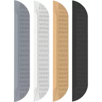 1pc Sweeping Robot Threshold Bar Accessory Climbing Pad Step Splicing Slope Bar Silica Gel Threshold Strips Vacuum Cleaner Parts