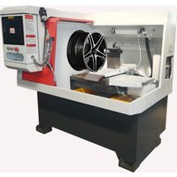 2026-Car Lathe Rim Aluminium Alloy Rim Diamond Cutting Machine Rim Refurbish CNC Wheel Straightening Repair Machine