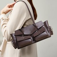 Multiple Pockets Moto & Biker Bag For Women Luxury Designer Handbag Purse 2026 New In Vintage Large Capacity Underarm Shoulder