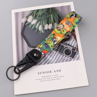 Dinosaur Keychain For Women Cartoon Cute Key Ring Lanyard Tags Key Strap Tow Car Motorcycle Accessories Fashion Jewelry Gift