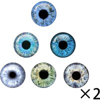 6pairs/bag Dragon Cat Animals Eye Chips10MM-40MM Round Eye DIY Jewelry Accessory Blythe Doll Super Thin Eyes Chips Wholesale