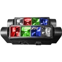Mini Spider Atmosphere Stage Light Beam Effect Shaking Head Eight Eyes Spider Light Rotating Voice Control