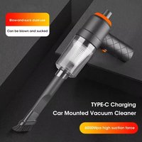 Portable Vacuum Cleaner For Car 6000PA Handheld USB Pump Convenient for Home Office Pet Hair Cleaning