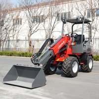 Customized Kubota Engine Compact Loader High Quality Small Loader Stable Power System hydraulic loader telescopic loader 1.8Ton