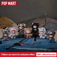 POP MART Genuine Hirono Road Journal Series Vinyl Face Blind Box Plush Doll Pendant Decoration Collection Christmas Gift Toys