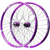 MTB PURPLE Bike Wheelset 29 26 27.5 AM Enduro DH 25mm Wide Rim Hub 142 Thru Axle 135 QR 6 Pawls Bicycle Wheel G3 Spokes HG MS XD