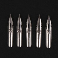 5Pcs Retro Dipped Tip EF/M/G/E Nib Fountain-Pen Pens Part Office Practice Supplies Accessories Writing Pen Accessories