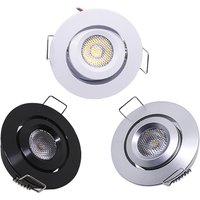 Embedded Led Ceiling Small Spotlight 12V 3W Living room Kitchen Shopping Mall Bar Display Cabinet Adjustable Angle Led Lights