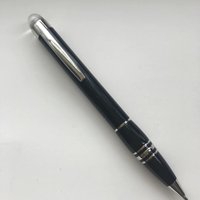 Limited Edition M B Black Resin Chessboard Crystal Star Rollerball Gel Ballpoint Pen Unique Design Office Series