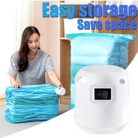 Pompe à vide électrique compressée injuste, sac de rangement pour vêtements, machine à sceller pliante, économiseur d'espace, évaluation de voyage, 55W