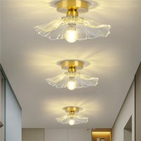 Nordische Glas-Lampenschirme Deckenleuchten für Flur, Gang, Korridor, Schlafzimmer, Küche, Restaurant, Wohnzimmer, Innenbeleuchtung