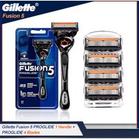 Gillette Fusion 5 Proglide Shaver Manual Safety Razor FlexBall Handle 5-layer Blade Refills for Men's Face Beard Shaving