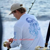 Usa Fishing Hoodie Summer Men's Performance Hoodie Outdoor Long Sleeve Uv Protection Quick-drying Fishing Wear Ropa De Pesca