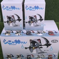 Grim Reaper's Scythe Blind Box Toys Cute Cats Anime Figure Doll Model Toys Collection Ornaments Kids Gifts