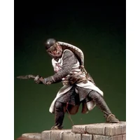1/20 90mm Scale Resin Figure Model Kit Historical Hobby Miniature Crusader Miles Christi Unassembled and Unpainted Free Shipping