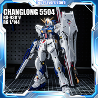 In Stock CHANGLONG 5504 RX-93ff V RG 1/144 Toys Fukuoka Version Assembly Model Kit Action Figure Toy Model Mecha Gift