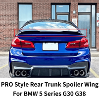 PRO Style Rear Trunk Spoiler Wing Fits BMW 5 Series G30 G38 Tail Aero Lip Exterior Upgrade Modified Auto Accessories Parts