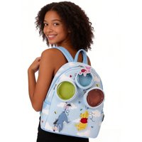 Winnie The Pooh and Freiends Floating Balloons Mini Backpack Wallet Set