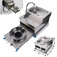 Stainless Steel Outdoor Pull Out RV Sink with Gas Stove Slide Out Kitchen Cooktop for Camper Trailer Caravan Motorhome